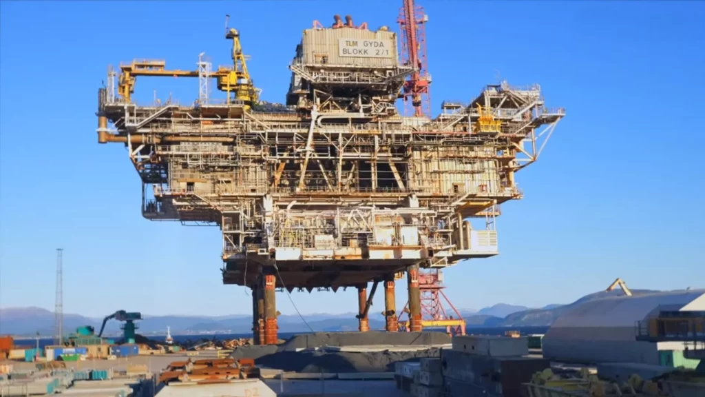 El desmantelamiento de plataforma Gyda