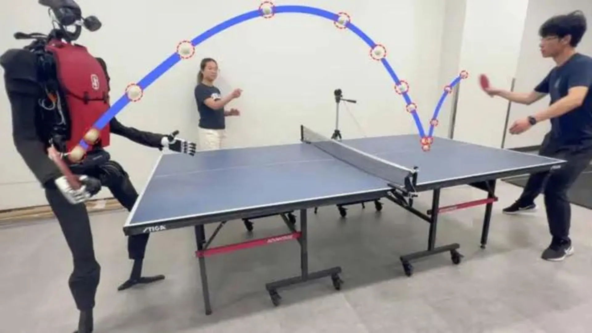 HumanPlus robot observes and learns human skills.