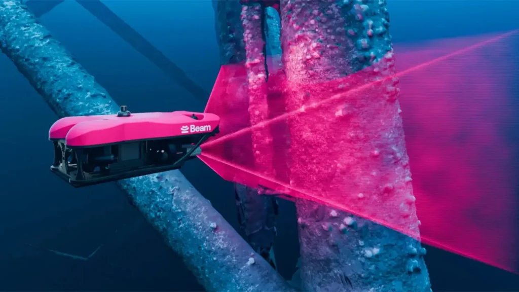 El robot Scout, el vehículo autónomo submarino de Beam