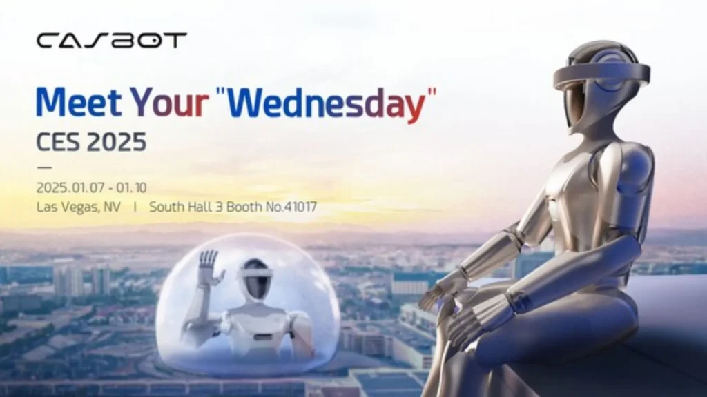 El robot humanoide bípedo CASBOT 01 lidera CES 2025. Fuente: CASBOT