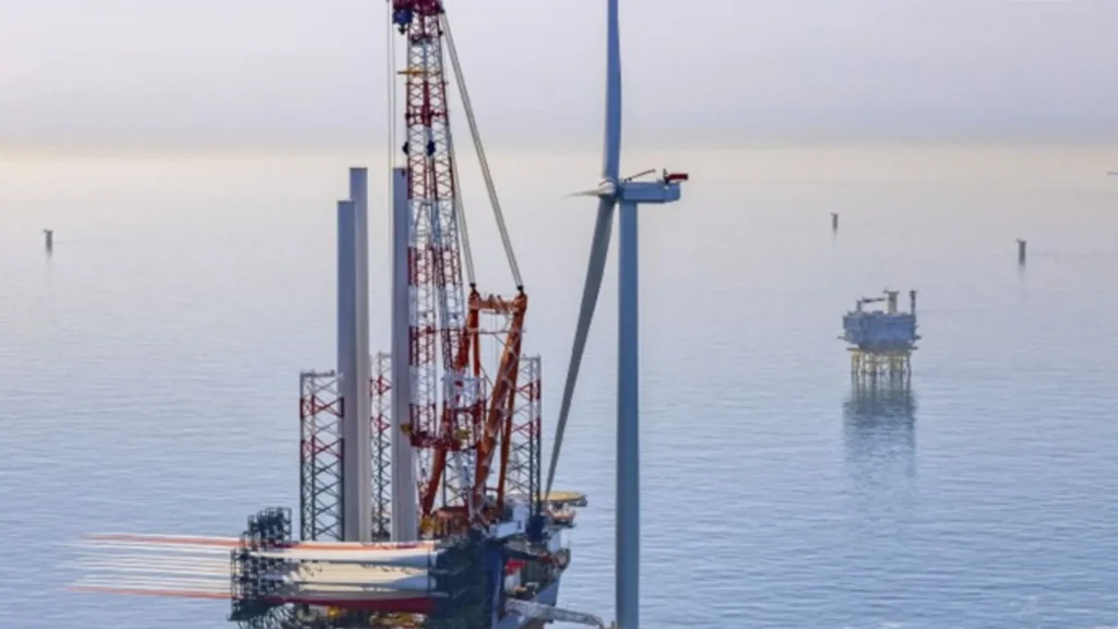 El parque eólico Ecowende inicia la instalación de sus aerogeneradores de 15 MW en el Mar del Norte