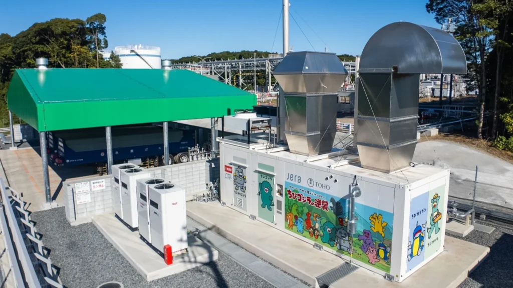 El uso comercial de electricidad por hidrógeno entre JERA y Toho Studios