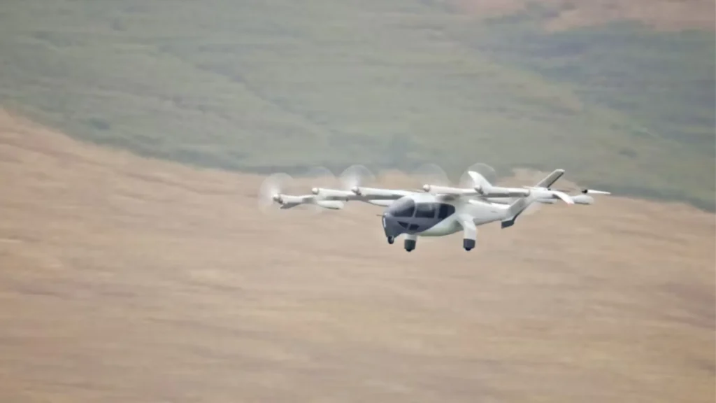El vuelo de transición del Midnight de Archer Aviation