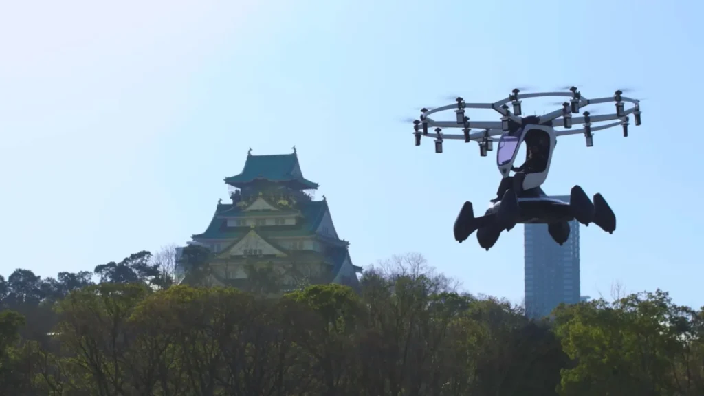 El primer coche volador en Tokio