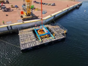 El sistema «Squid» de Encomara para parques eólicos marinos flotantes llega a la fase de comercialización