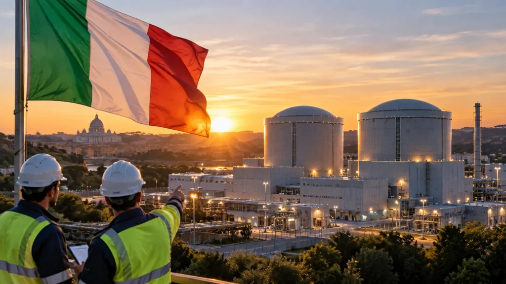 Energía nuclear en Italia con reactores modulares avanzados