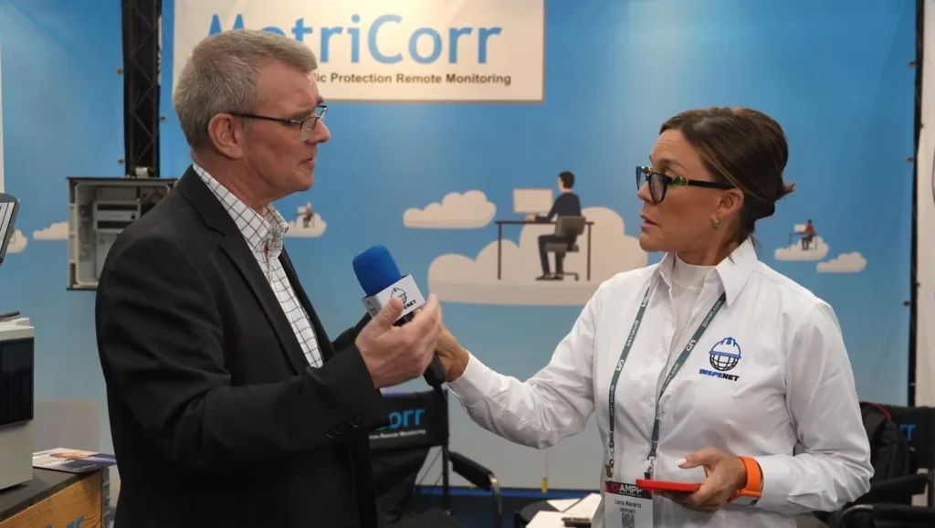 Entrevista sobre monitorización de la corrosión en AMPP 2026 a Lars Vendelbo Nielsen de MetriCorr.
