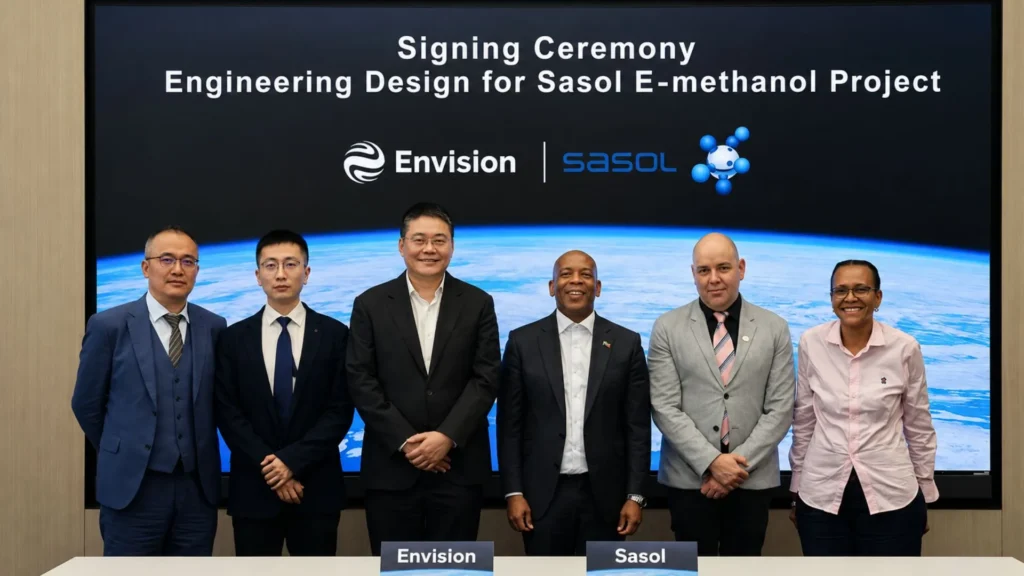 Envision y Sasol estudian producir hidrógeno verde en Sudáfrica