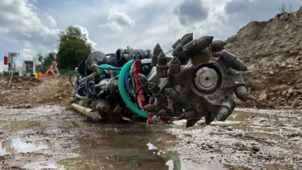 Este robot minero puede operar a 1.000 metros de profundidad