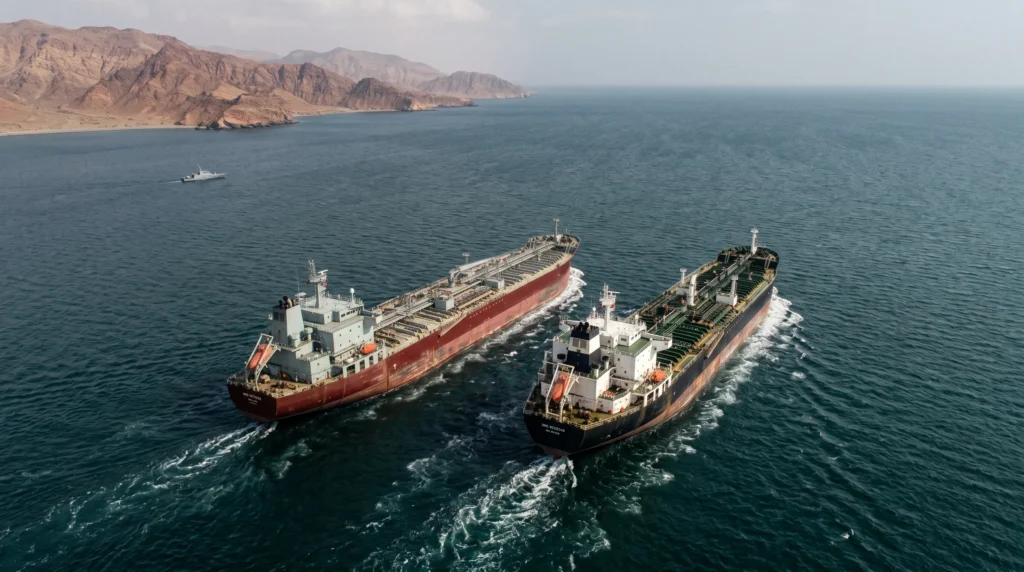 Tanqueros de productos y un cargamento LNG reactivan movimientos limitados en el Estrecho de Hormuz