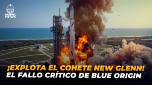 Explosión de New Glenn complica los planes de Blue Origin