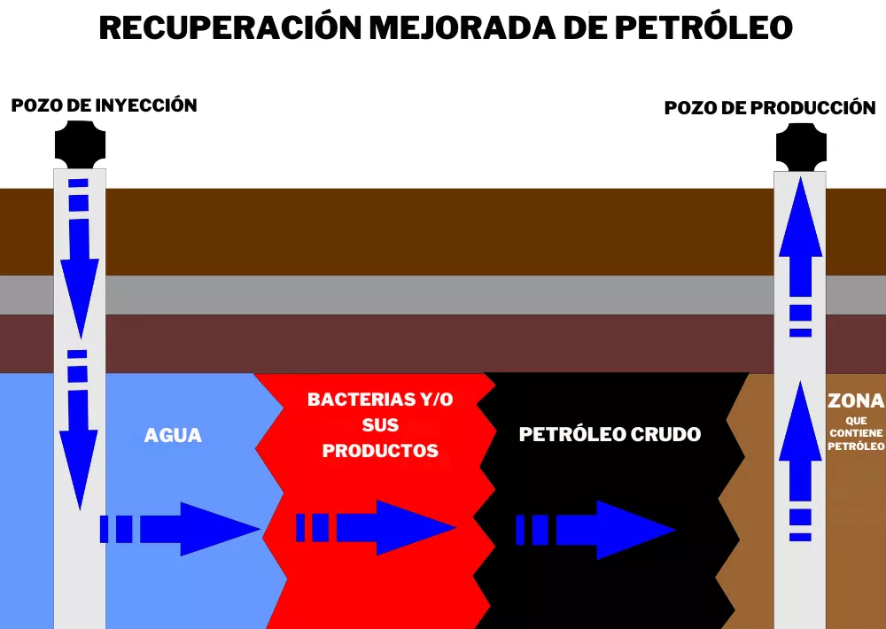 Representation of Enhanced Oil Recovery Techniques