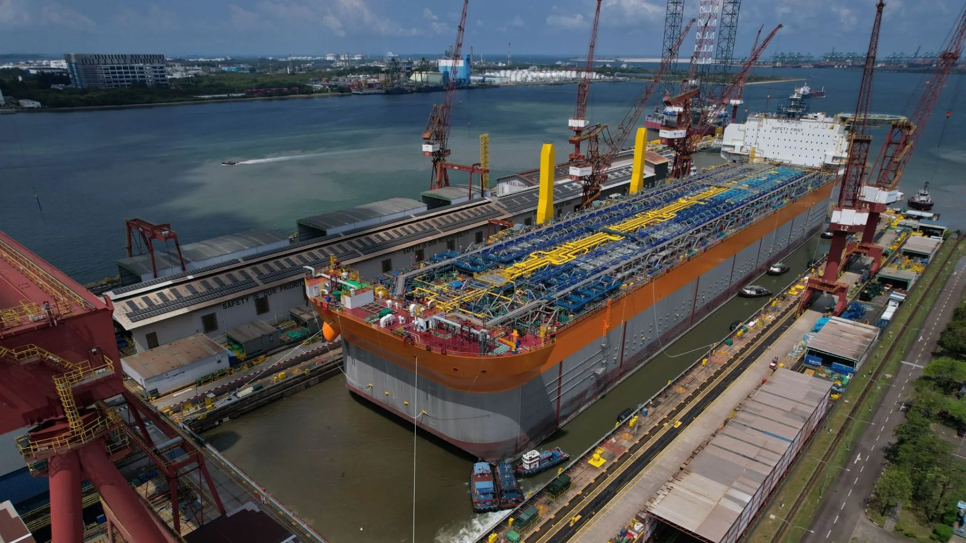 FPSO Jaguar entra en dique seco