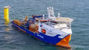 Van Oord culmina instalación de cables en el parque eólico marino Sofía