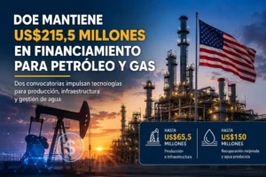 DOE mantiene US$215,5 millones en financiamiento para petróleo y gas