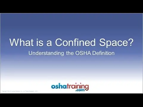 Identifying Confined Spaces