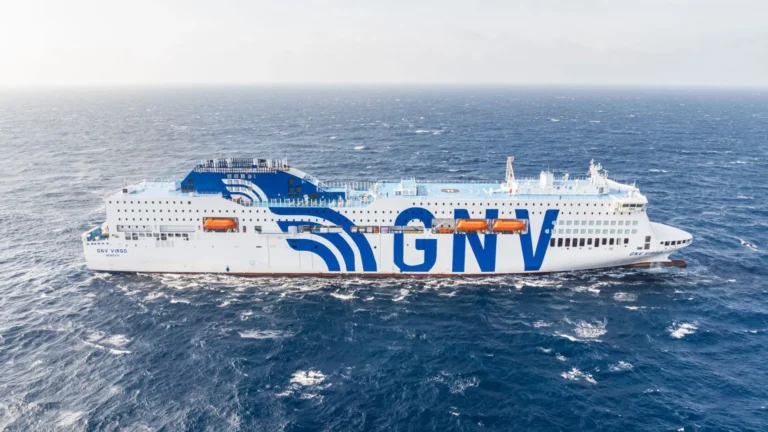 GNV Virgo en alta mar