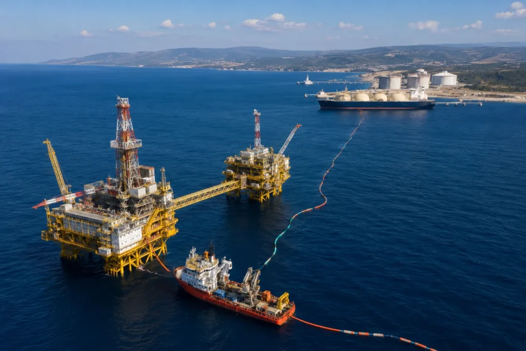 Gas offshore de Chipre conectado con infraestructura submarina hacia Egipto