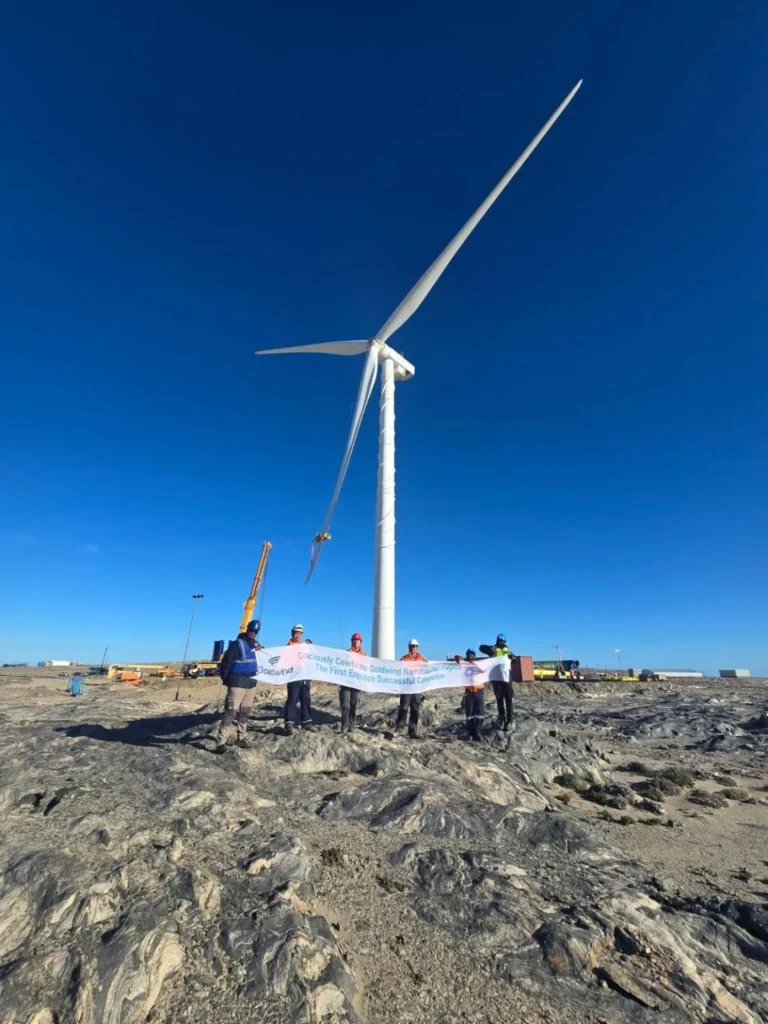 Nabrawind instala su primera turbina con Skylift