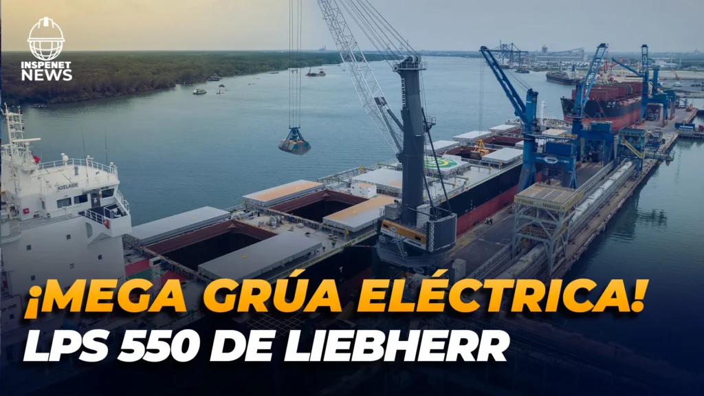 Grúa pórtico Liebherr mejora operaciones en Baria Serece