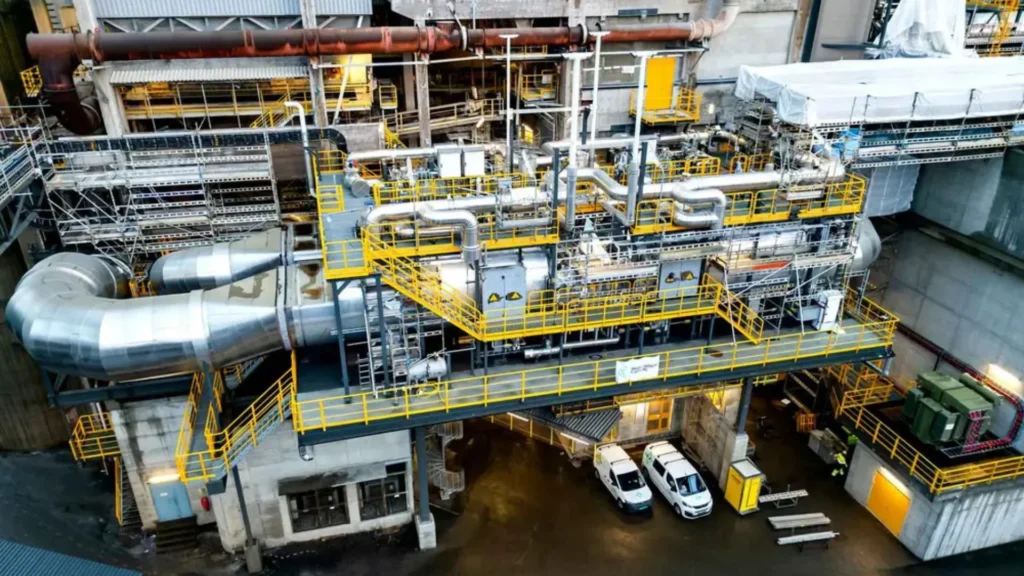 captura de carbono con planta Brevik CCS en Noruega