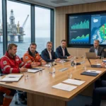 Huelga offshore durante la mediación entre trabajadores y empresas del sector energético en Noruega para evitar interrupciones en la producción de petróleo y gas
