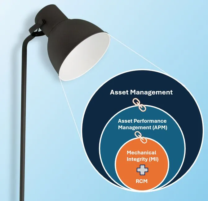 Software tying MI and RCM for asset performance management
