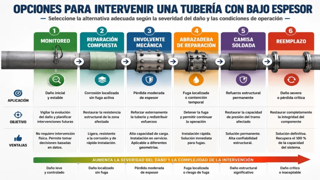 IMG 1 Ventajas e inconvenientes del encapsulado de secciones de tuberias