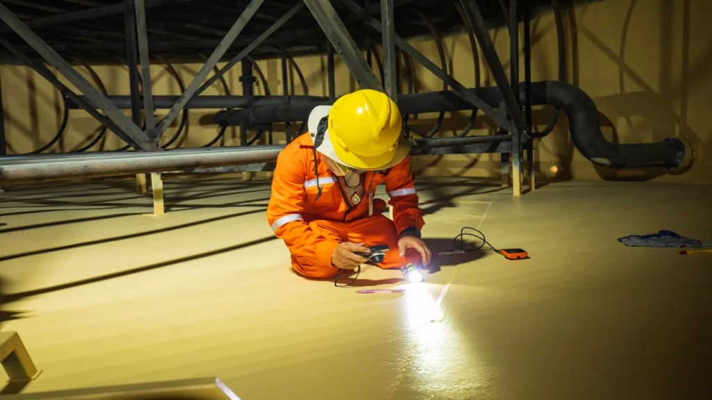 Final inspection of the coating process