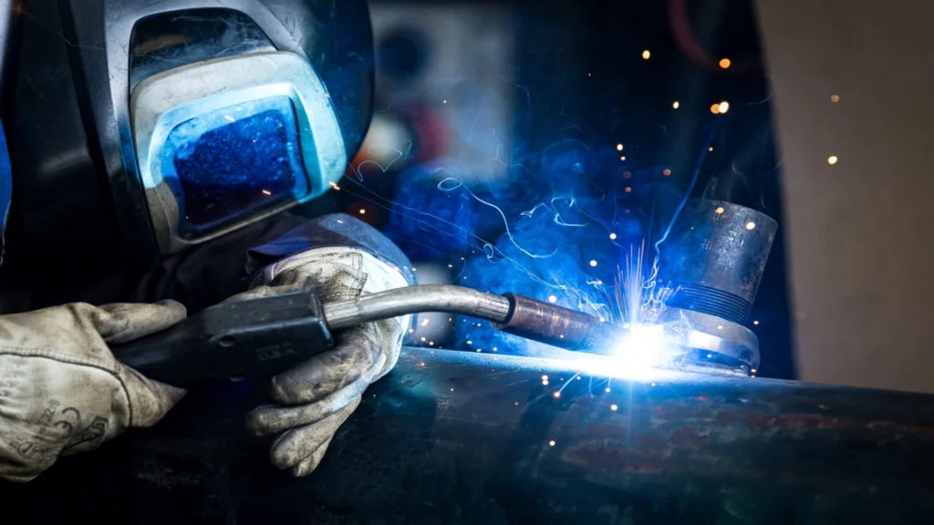 Bimetallic welding on dissimilar metals