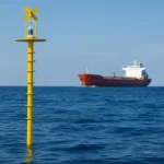 Boyas articuladas en canales de navegación