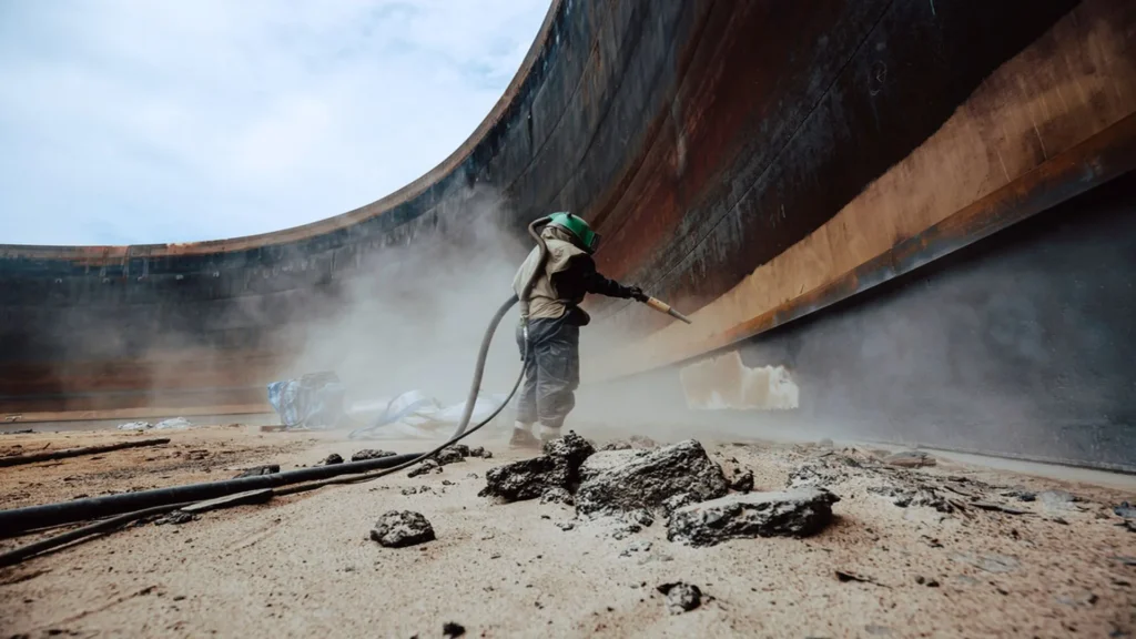 Metal surface preparation process.