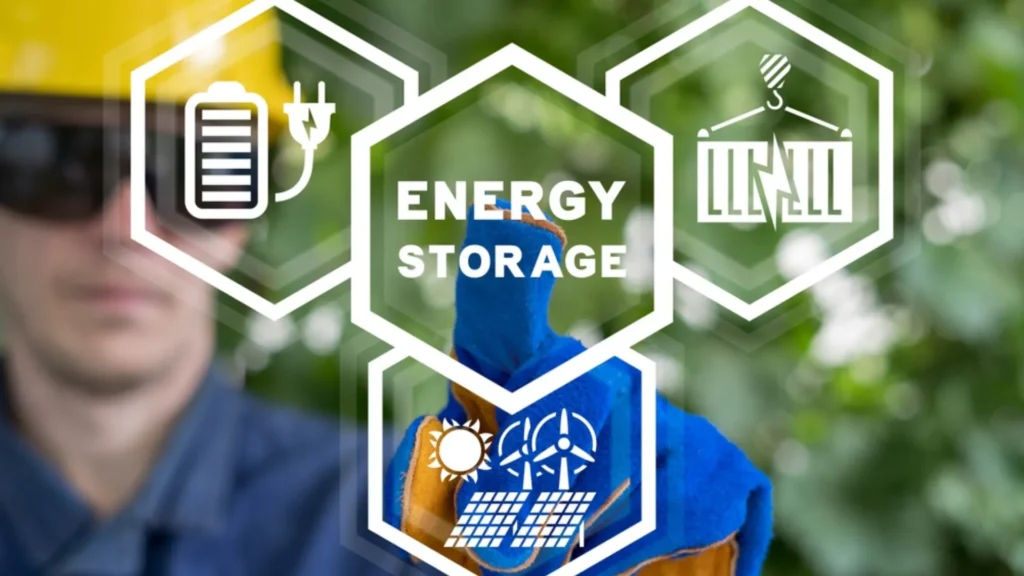 Energy storage system for the reduction of fossil fuel dependence