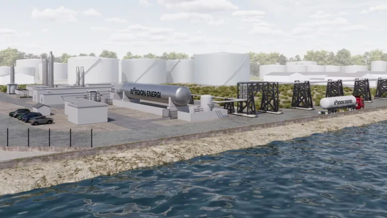 Planta de biogas licuado del Puerto de Gotemburgo