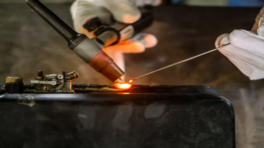 Electric arc welding process