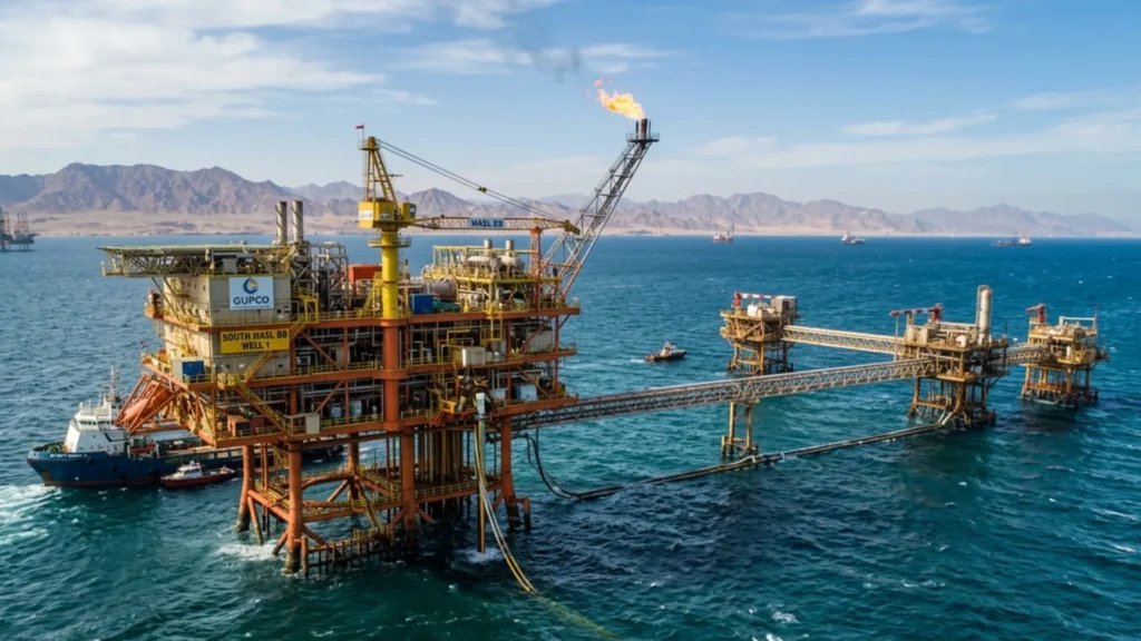 GUPCO impulsa producción a 67.000 bpd con nuevo pozo en Suez