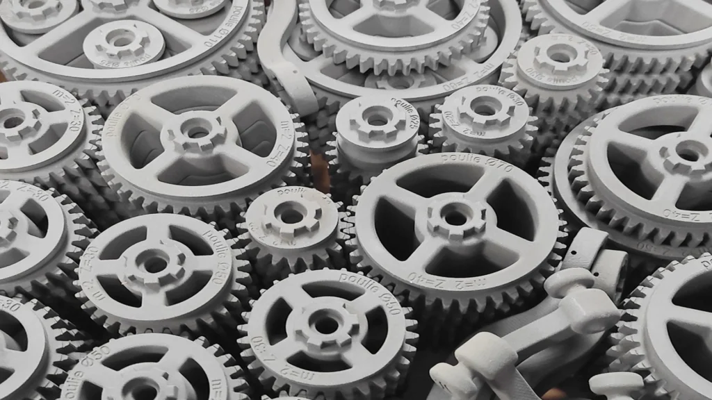 Pieces manufactured by advanced manufacturing