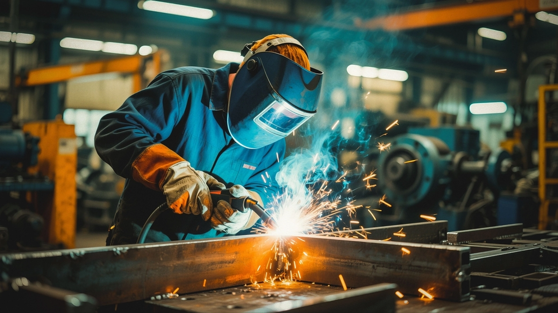 Posiciones de soldadura en la industria