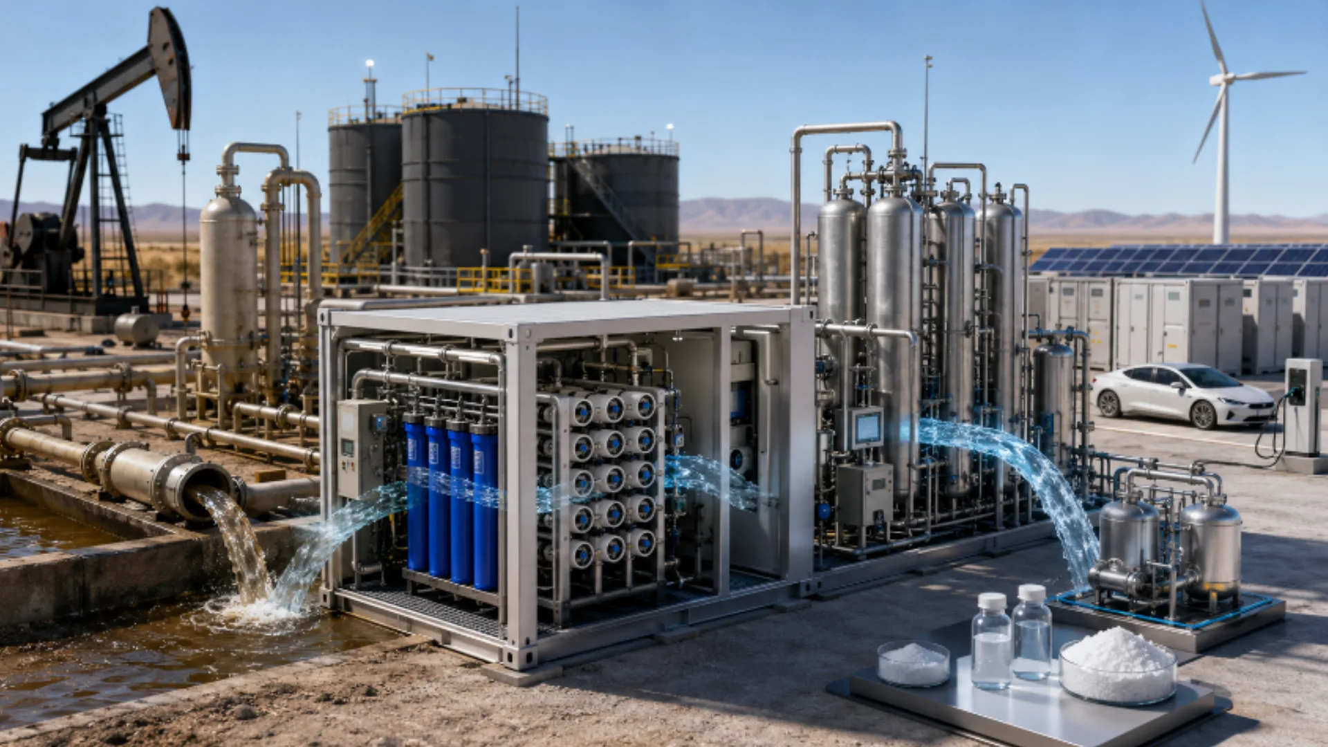 Produced Water and lithium From Waste to Resource