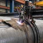 Soldadura SAW en tuberías de gran diámetro