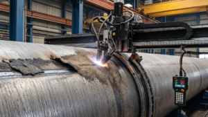 SAW welding on large diameter pipes: mechanization and integrity