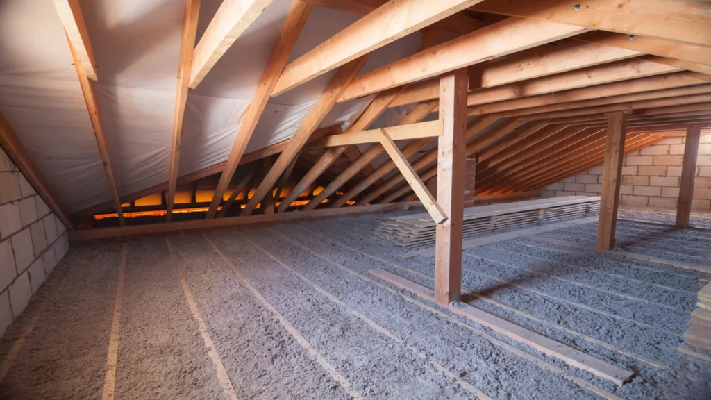 Implementation of blown in insulation