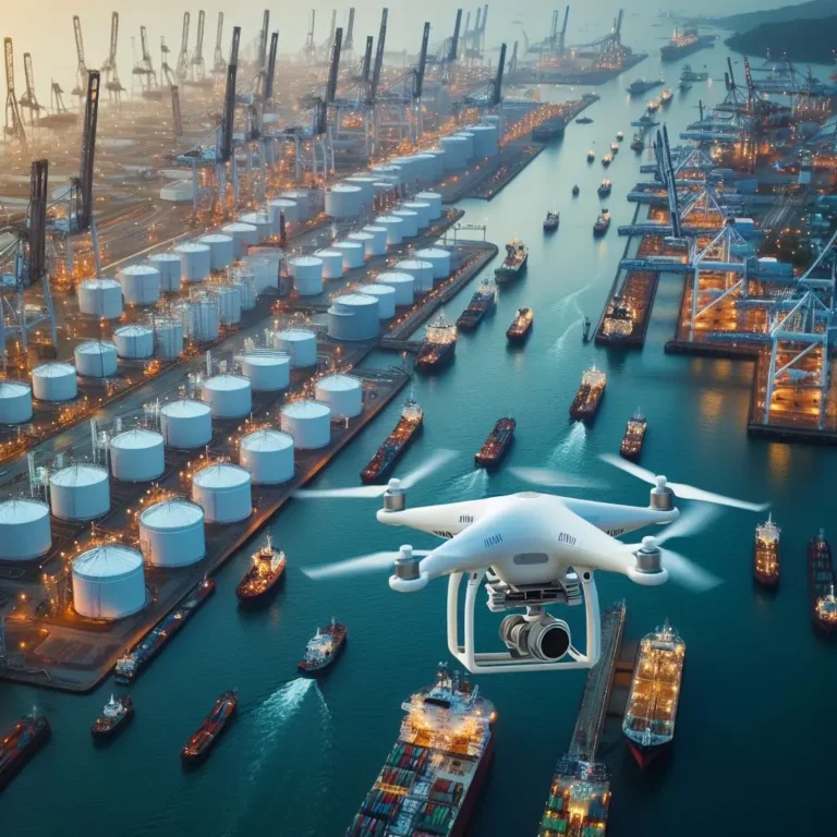 Gestión marítima: Drones en la inspección  de terminales y monoboyas