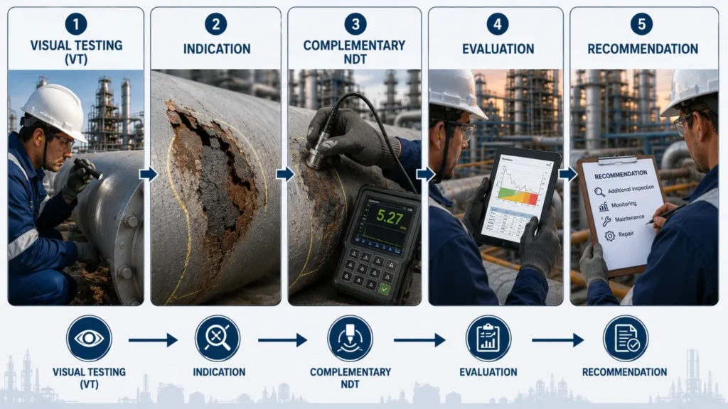 visual inspection