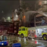 Incendio en refinería Esmeraldas