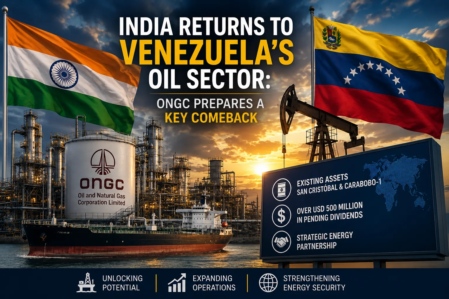 India returns to Venezuelan oil with ONGC preparing its comeback