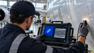 Inspección NDT de fuselajes integra Eddy Current y ultrasonido en un solo equipo
