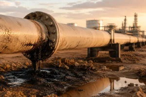 Inspección de oleoducto detecta fuga en línea de Waha Oil