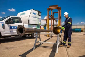 Inspection Advanced EMAT Testing PEC Array Pipe