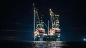 Subestación offshore en el parque eólico Inch Cape